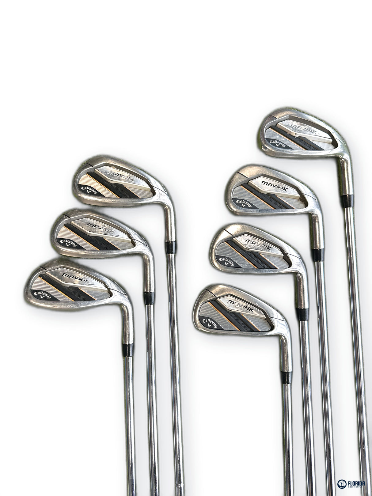Callaway Iron Set Mavrik 5-AW 7 Clubs True Temper Elevate 95 R-Flex Right Hand