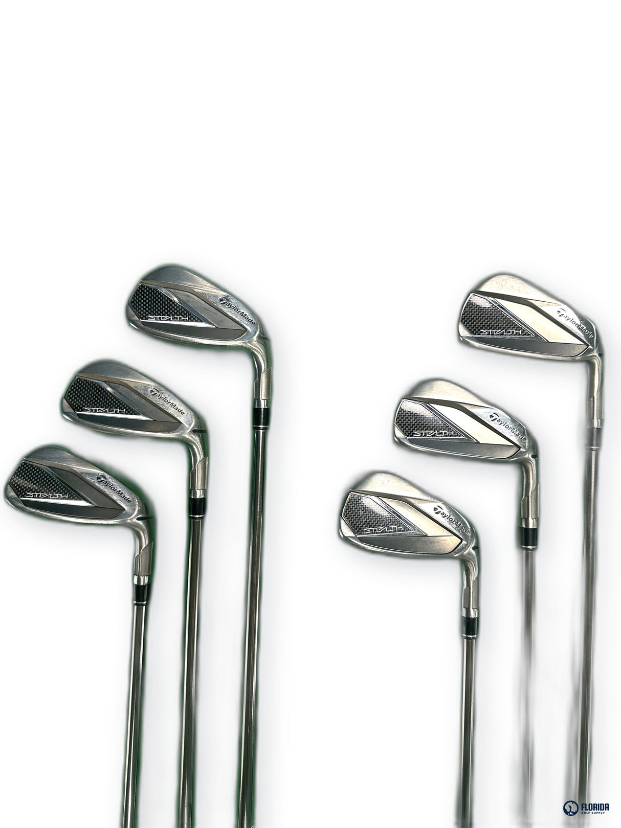 TaylorMade Stealth Iron Set 6-PW AW Recoil 460 F3 Graphite Regular RH