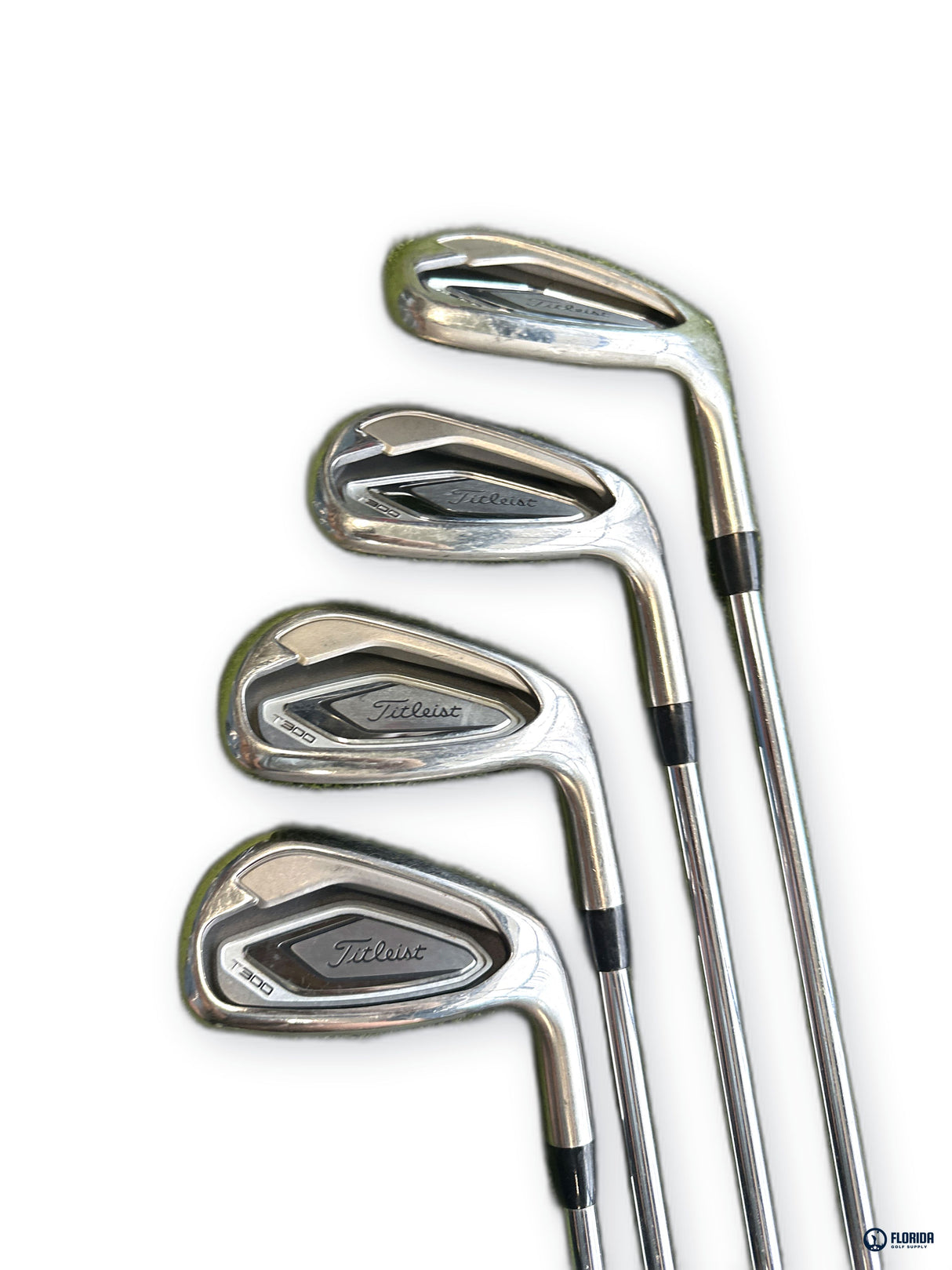 Titleist T300 Iron Set 8 Clubs 4-PW 48 AMT Red R300 Regular Flex Right Hand