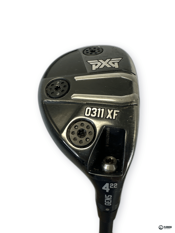 PXG 0311 XF GEN5 4 Hybrid 22 Degree Hybrid MMT 80S Stiff Flex Shaft Golf Pride Tour Wrap Midsize Grip Right