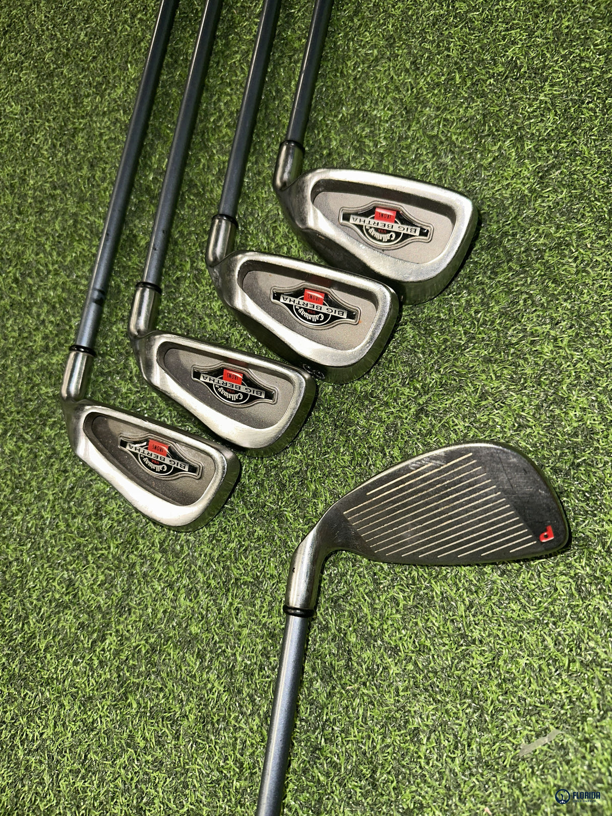 Callaway Big Bertha Iron Set 5 Clubs 6-PW RCH 90 Graphite Regular Flex RH