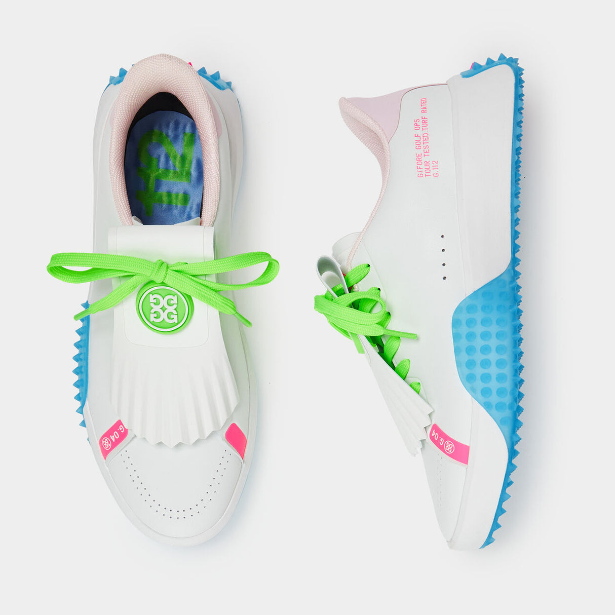 New G/FORE G.112 Kiltie Golf Shoes Women’s Athletic Size 6 White