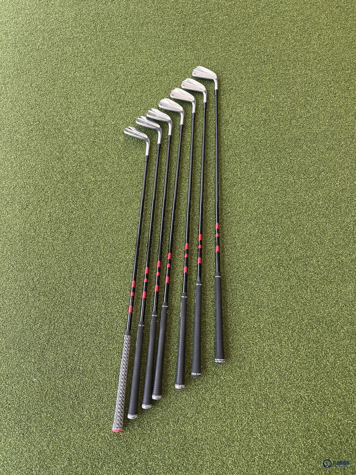 TaylorMade P790 Iron Set 5-PW AW 7 Clubs Fujikura Ventus 7-S Stiff Graphite RH