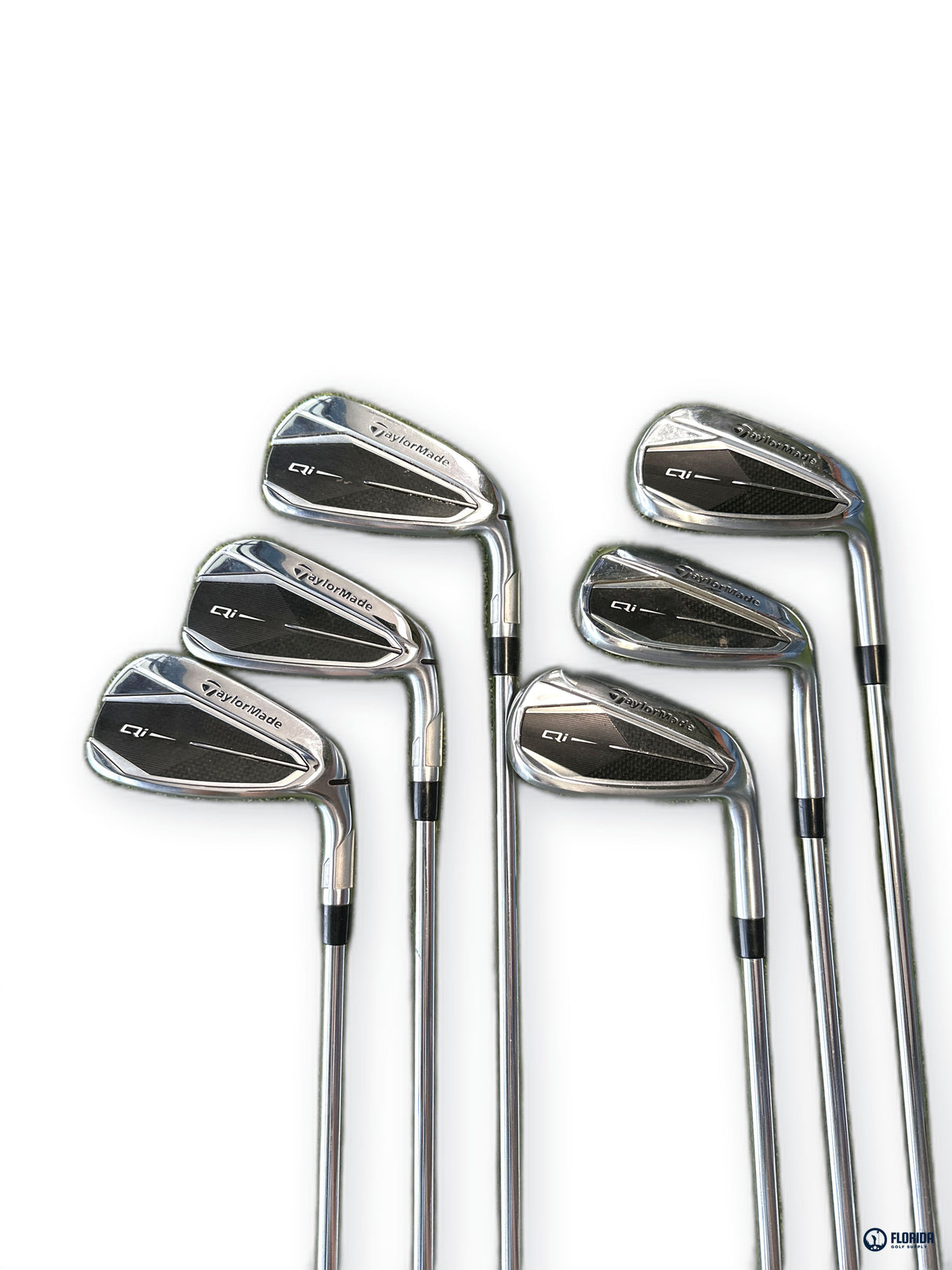 TaylorMade Qi Iron Set 6-PW AW KBS Max MT 85 Regular Flex Steel RH 6 Clubs