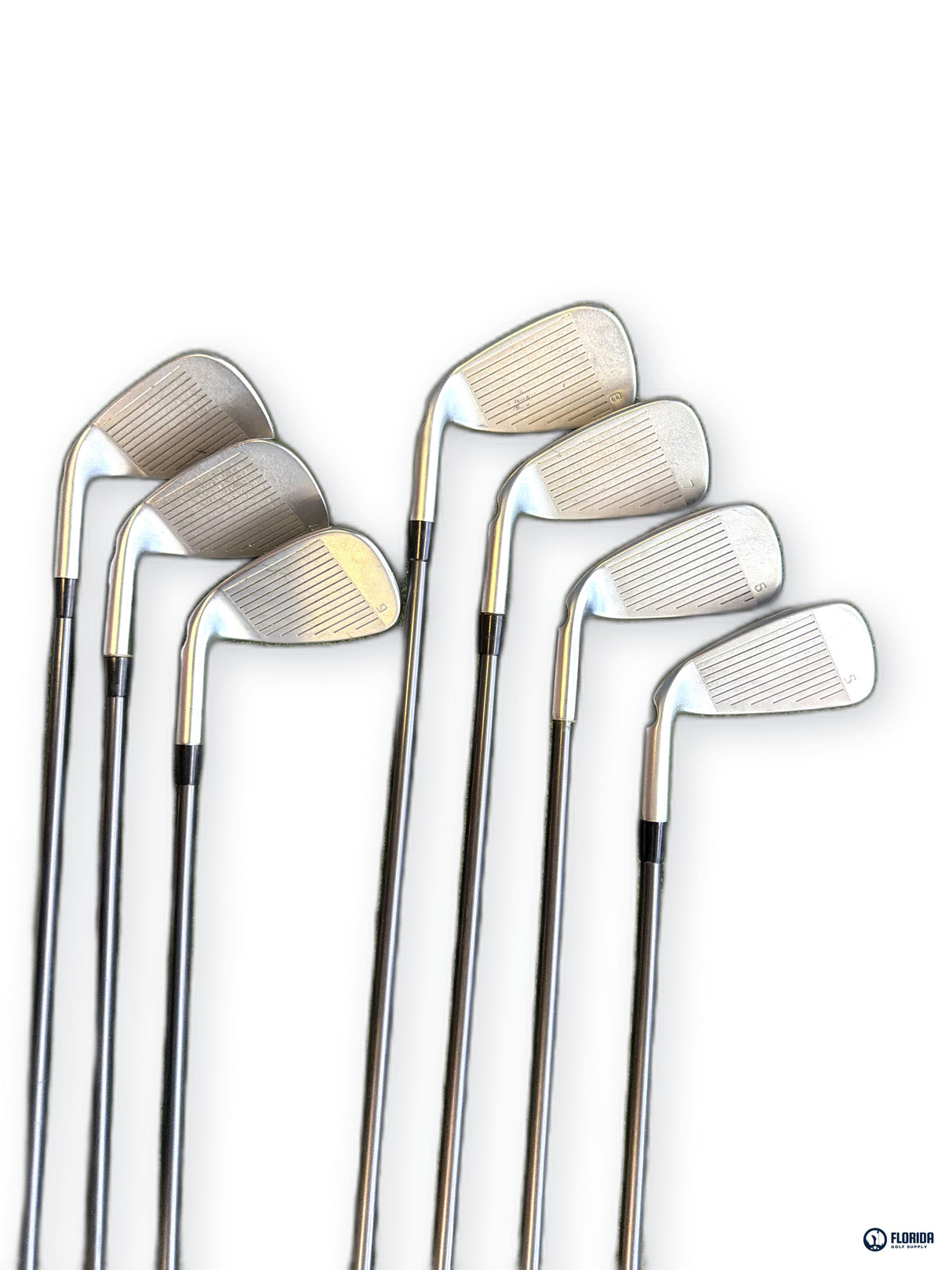 PING G410 Iron Set 5-UW 7 Clubs TFC 80 Graphite Lite Flex Blue Dot RH Jumbo Grip