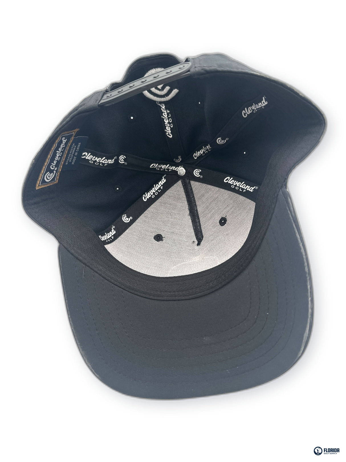 Cleveland Golf Dew Sweepers Club Members Only Snapback Hat Cap Black OSFA