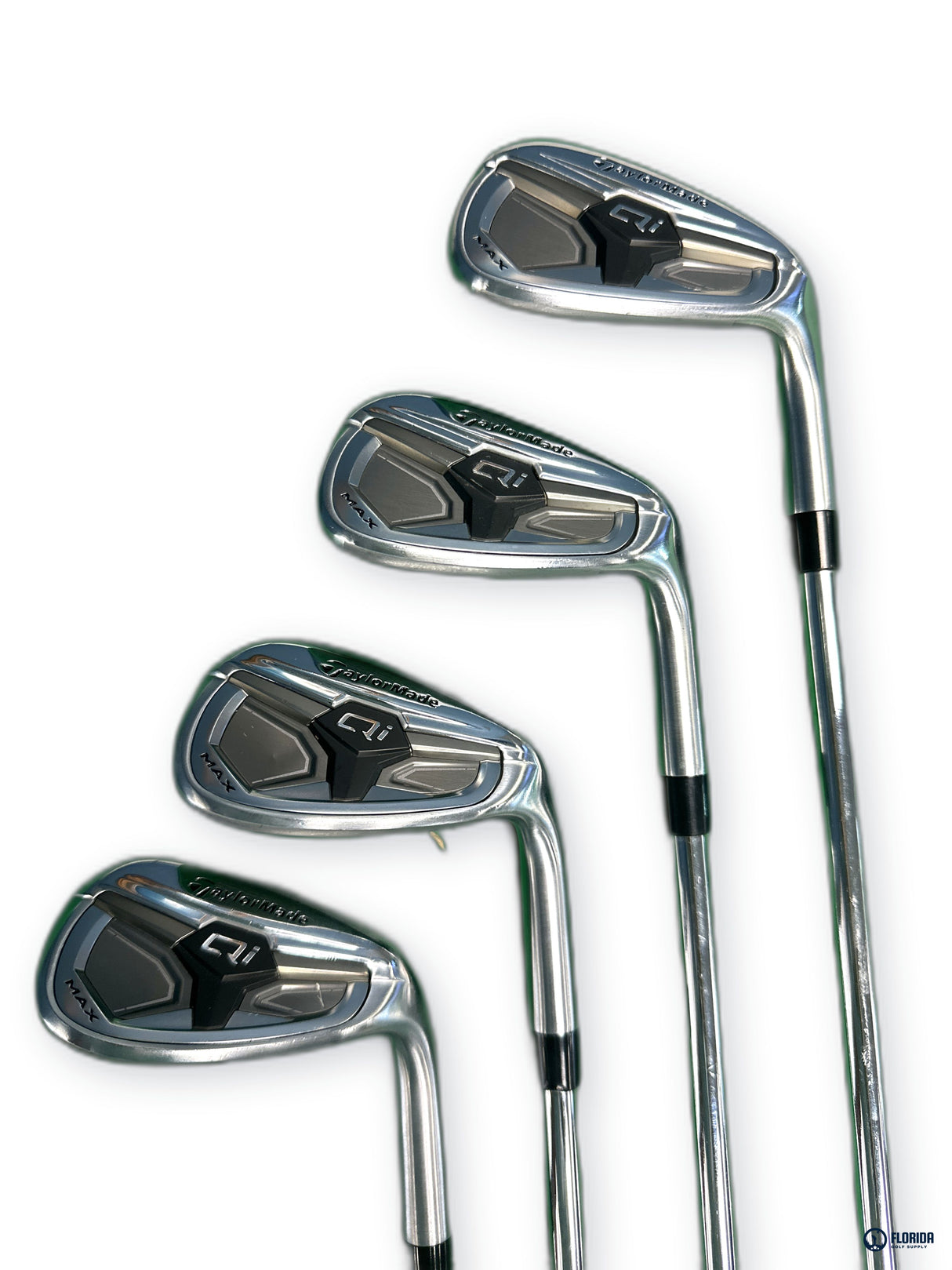 TaylorMade Qi Max Iron Set 5-PW AW SW 8 Clubs KBS Max MT 85 Regular RH
