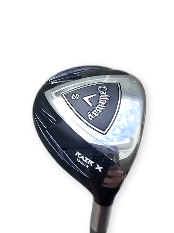 Callaway Razr X Black 5 Wood Degree Fairway Wood Grafalloy ProLaunch 65 S Shaft Callaway Stock Grip Right image 1