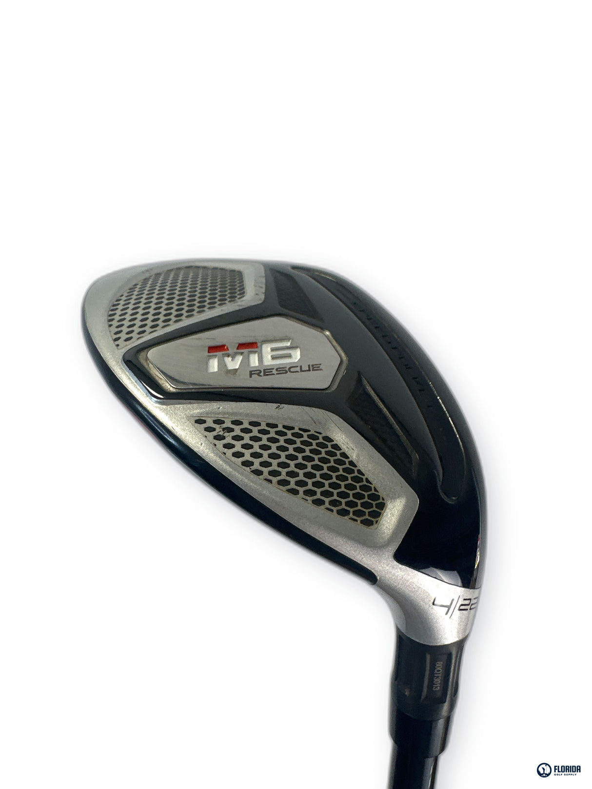 TaylorMade M6 4 Hybrid 22 Degree Fujikura Atmos 5R Regular Flex RH Golf Pride