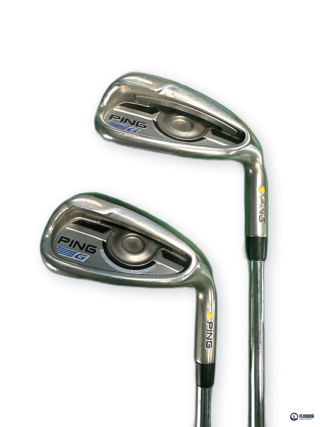 PING G Iron Set 6-PW 5 Clubs Yellow Dot AWT 2.0 Regular Flex Steel RH