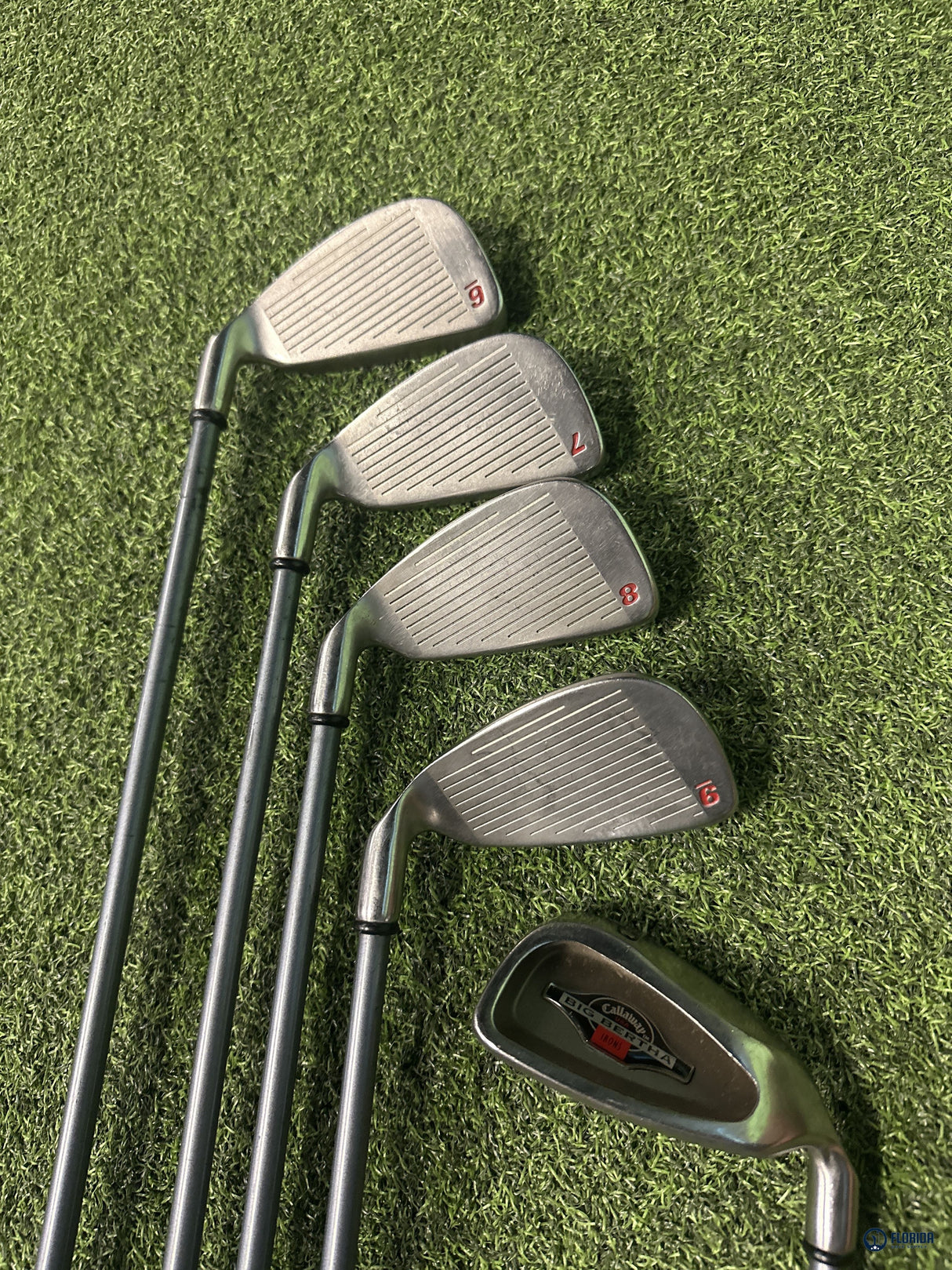 Callaway Big Bertha Iron Set 5 Clubs 6-PW RCH 90 Graphite Regular Flex RH