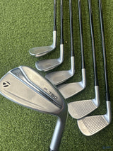 TaylorMade P790 Iron Set 5-PW AW 7 Clubs Fujikura Ventus 7-S Stiff Graphite RH