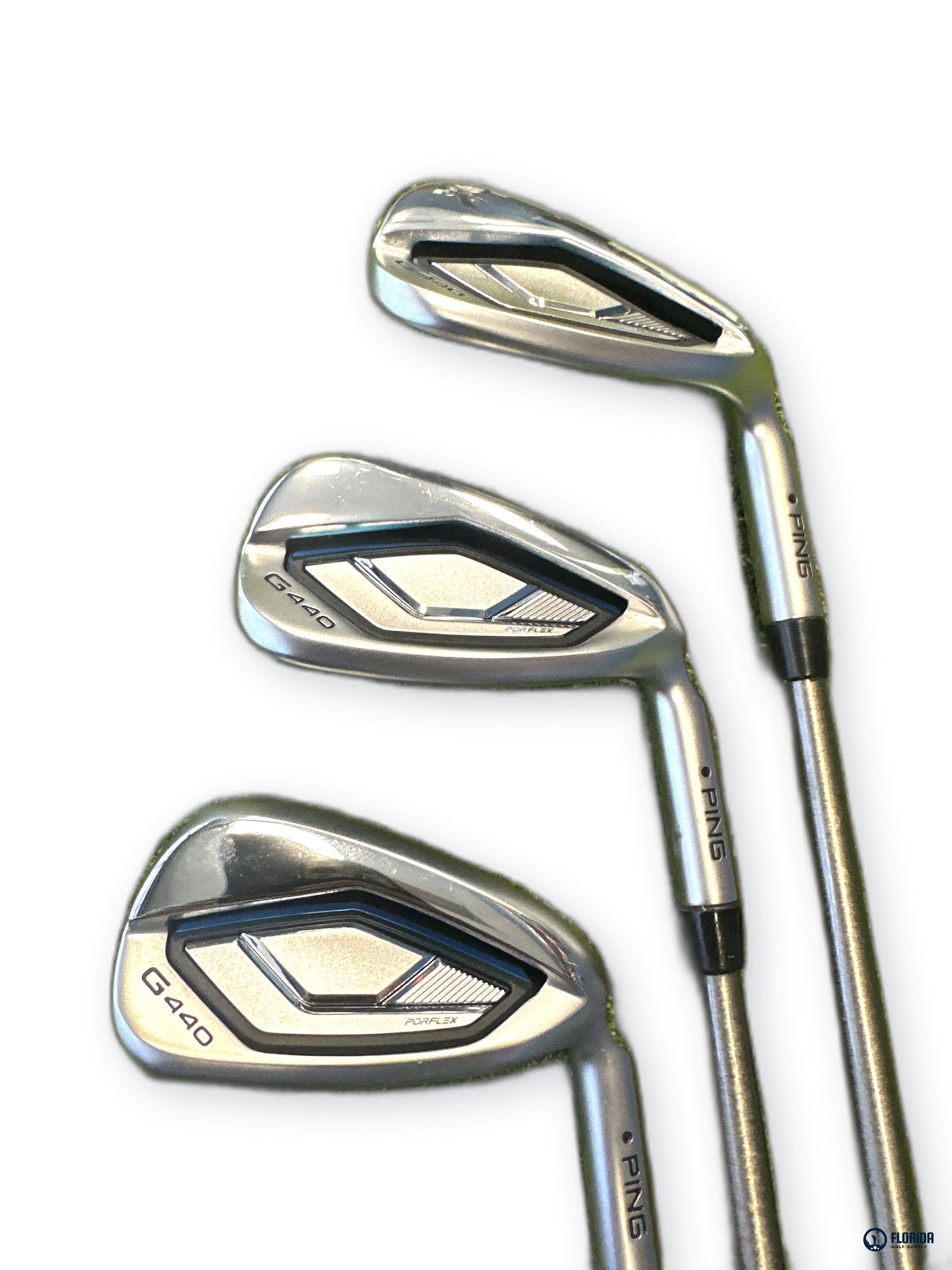 Ping G440 Max Iron Set 6-PW UW 6 Clubs SteelFiber i55 cw SR Flex Graphite RH