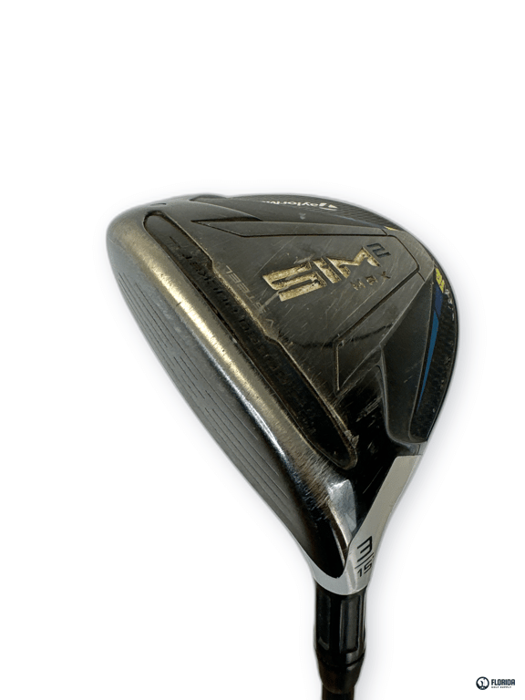 TaylorMade SIM2 Max 3 Fairway Wood 15 Degree Fairway Wood 65g Stiff Flex Graphite Shaft Winn Dri-Tac Oversize Grip Left