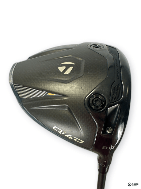 TaylorMade Qi4D 9 Degree Driver Mitsubishi Reax 50 S Shaft Golf Pride Tour Wrap Midsize Grip Right image 2