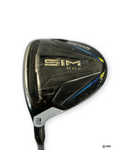 TaylorMade SIM2 Max 3 Fairway Wood 15 Degree Fairway Wood 65g Stiff Flex Graphite Shaft Winn Dri-Tac Oversize Grip Left