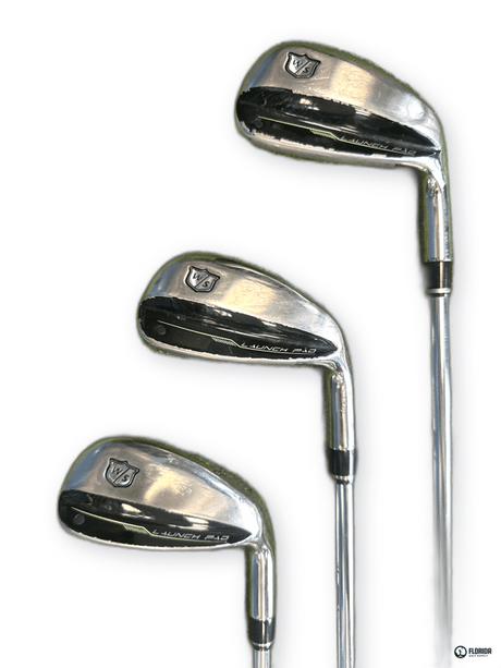 Wilson Launch Pad 2 Iron Set KBS Max Ultralite R Shaft Wilson Stock Grip Right image 2