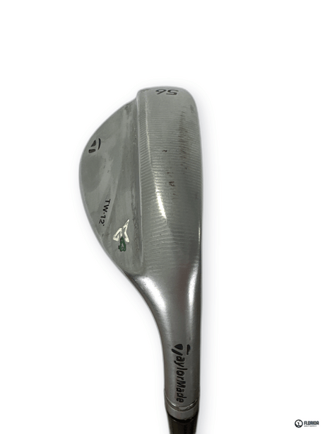 TaylorMade Milled Grind 4 Tiger Woods 56.TW12 Degree Wedge Stock Shaft Grip Master Genuine Leather Grip Right image 2