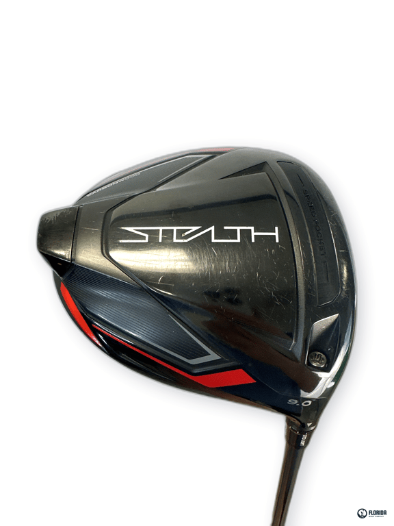 TaylorMade Stealth 9 Degree Driver Mitsubishi Tensei Red TM50 S Shaft Lamkin Crossline 360 Standard Grip Right