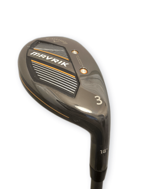 Callaway Mavrik 3 Hybrid 18° Degree Hybrid Catalyst 75 6.0 Stiff Flex Shaft Stock Callaway Grip Right image 1