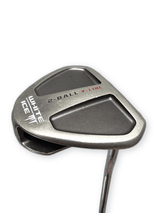 Odyssey White Ice 2 Ball V-Line Standard Degree Putter 36” Shaft Winn Jumbo Lite Grip Right image 1