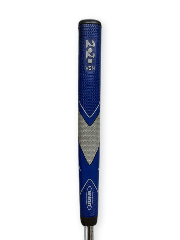 Odyssey White Ice 2 Ball V-Line Standard Degree Putter 36” Shaft Winn Jumbo Lite Grip Right image 5