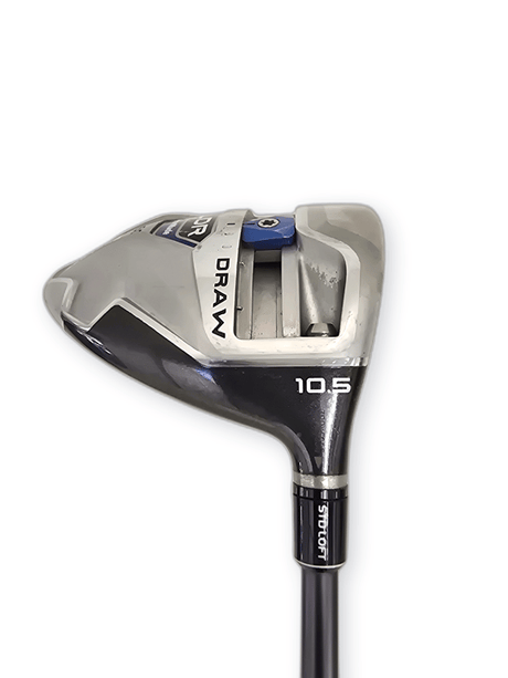 TaylorMade SLDR 460 10.5 Degree Driver Fujikura Speeder Stiff Shaft Golf Pride CP2 Wrap Midsize Grip Right image 2